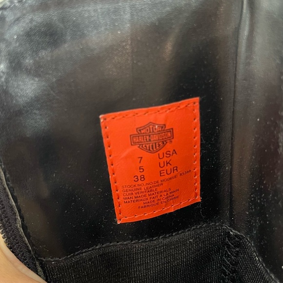 Harley Davidson boots with a heel - Picture 4 of 6